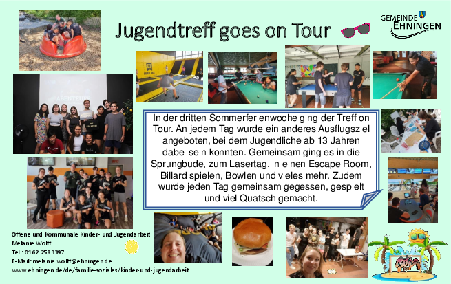 Jugendtreff goes on Tour